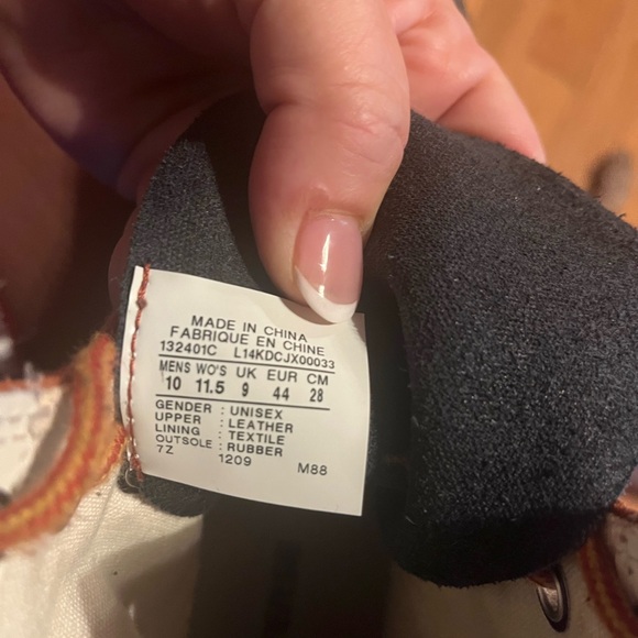 Brown Leather Converse Boots Chuck Taylor size 10 - Picture 7 of 13